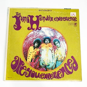 Vintage Jimi Hendrix Are You Experienced Album Collection 12&quot; LP Record Vinyl Album 60s Vinyl 1960s Rock Foxy Lady