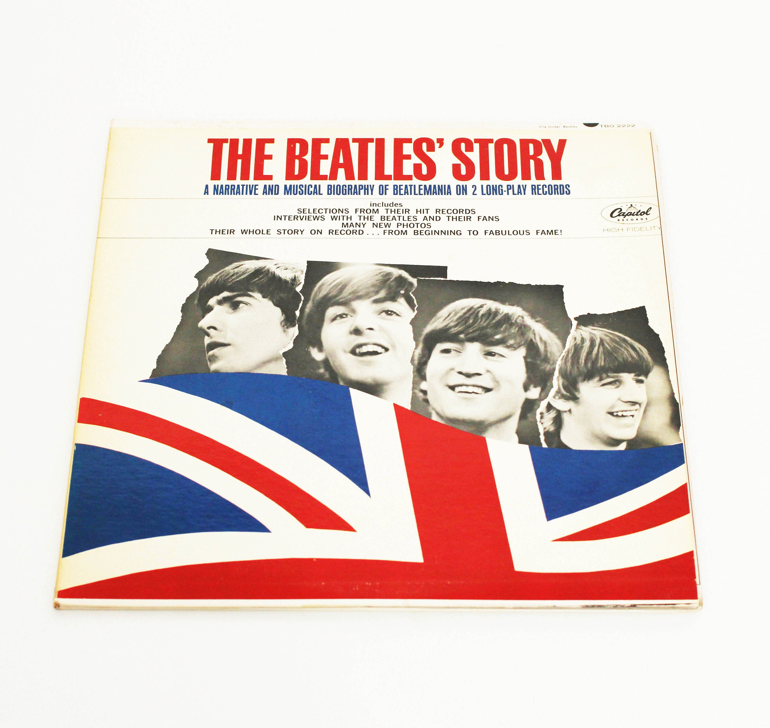 Vintage the Beatles Story 1964 2 LP Gatefold 4 Album 12 - Etsy