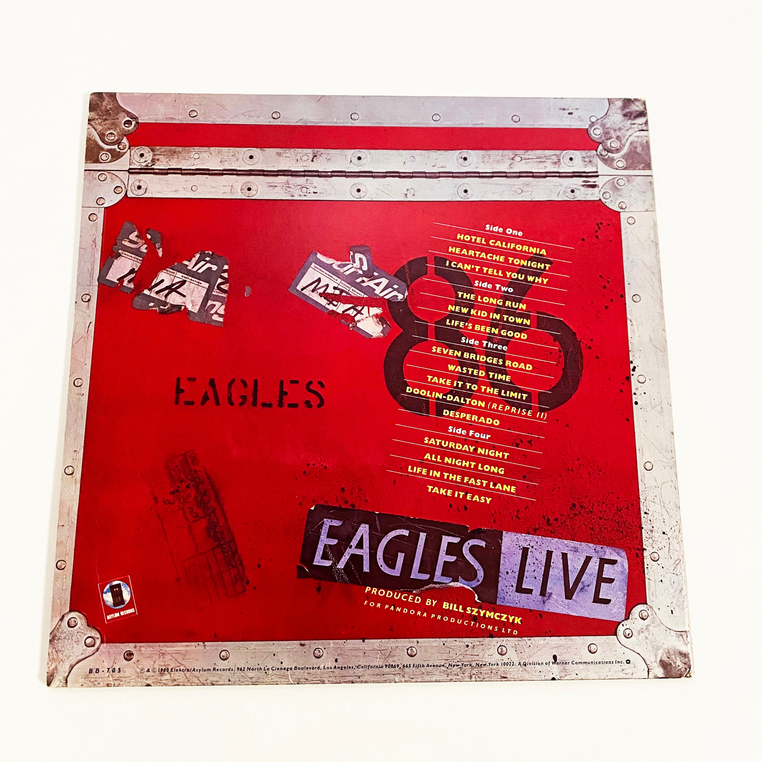 Vintage Eagles Live Double Album Vinyl LP Record 12
