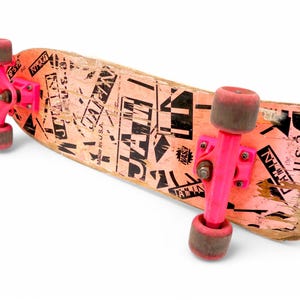 1980s Vintage Nash Rampage Skateboard Deck Complete 80s Rare Old School Skater Wall Display Original Made in USA