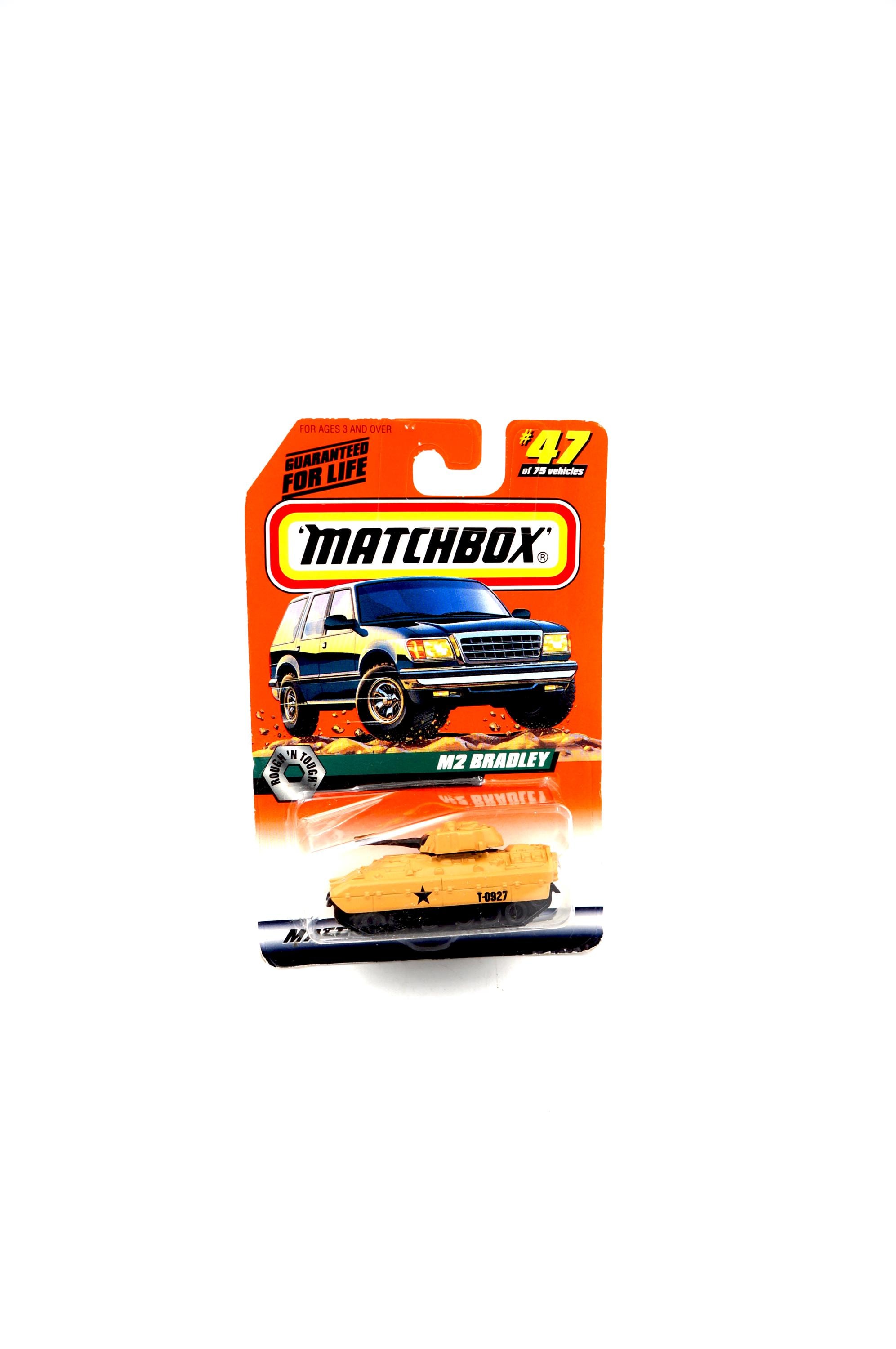 Vintage 1997 Matchbox M2 Bradley Tank #47 – Series 7 Rough 'N