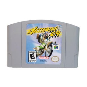 Vintage Excitebike 64 Nintendo 64 Tested Excellent Very Clean N64 Video Game