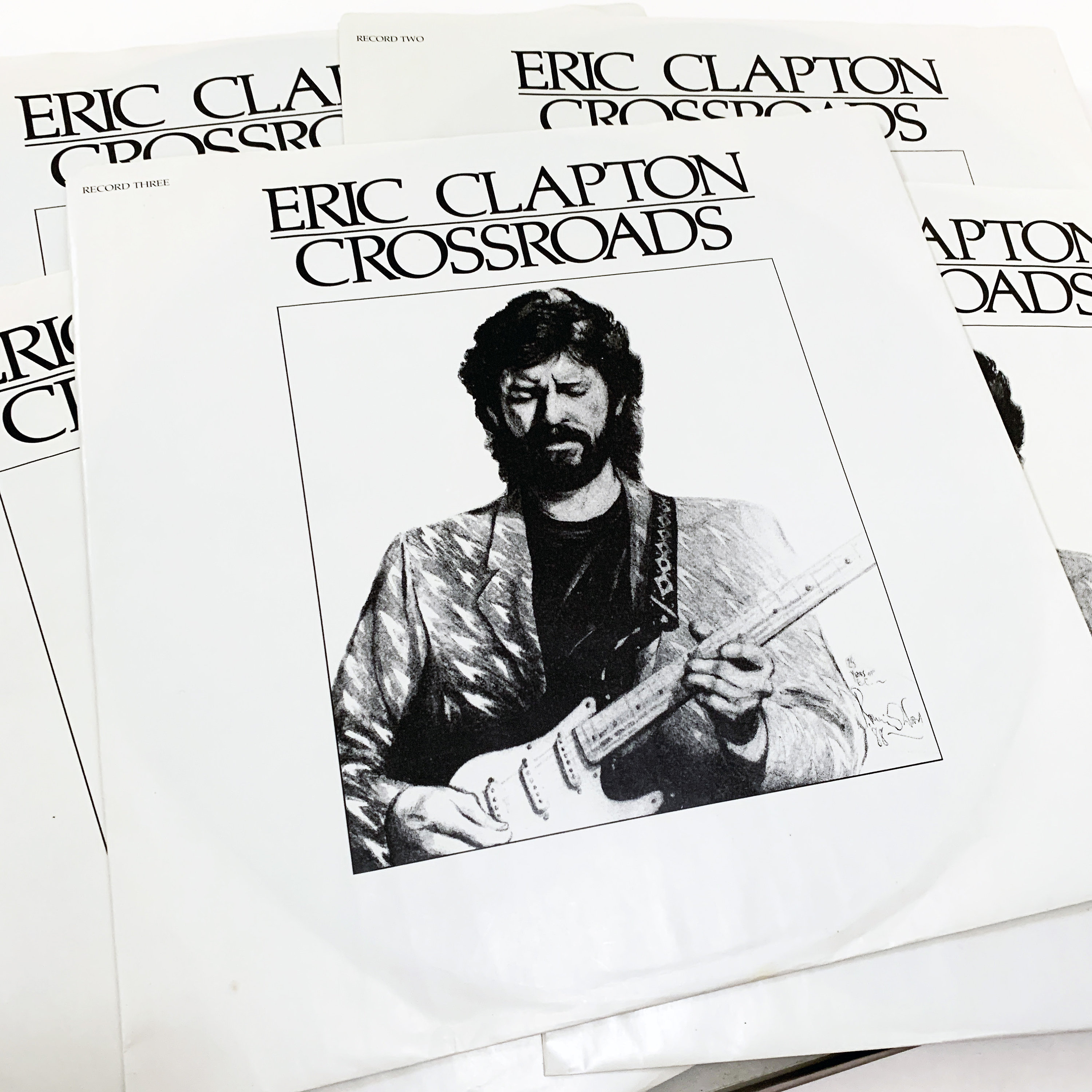 Vintage Original Eric Clapton Crossroads Box Set Record Album