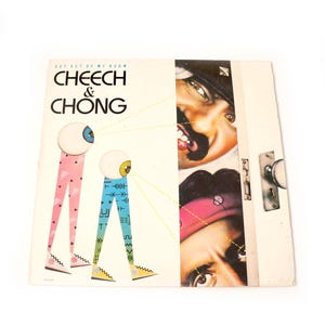 Vintage Cheech and Chong Get Out of My Room LP Record Vinyl 12&quot; 1985 80s Cheech Marin Tommy Chong 80s Stoner