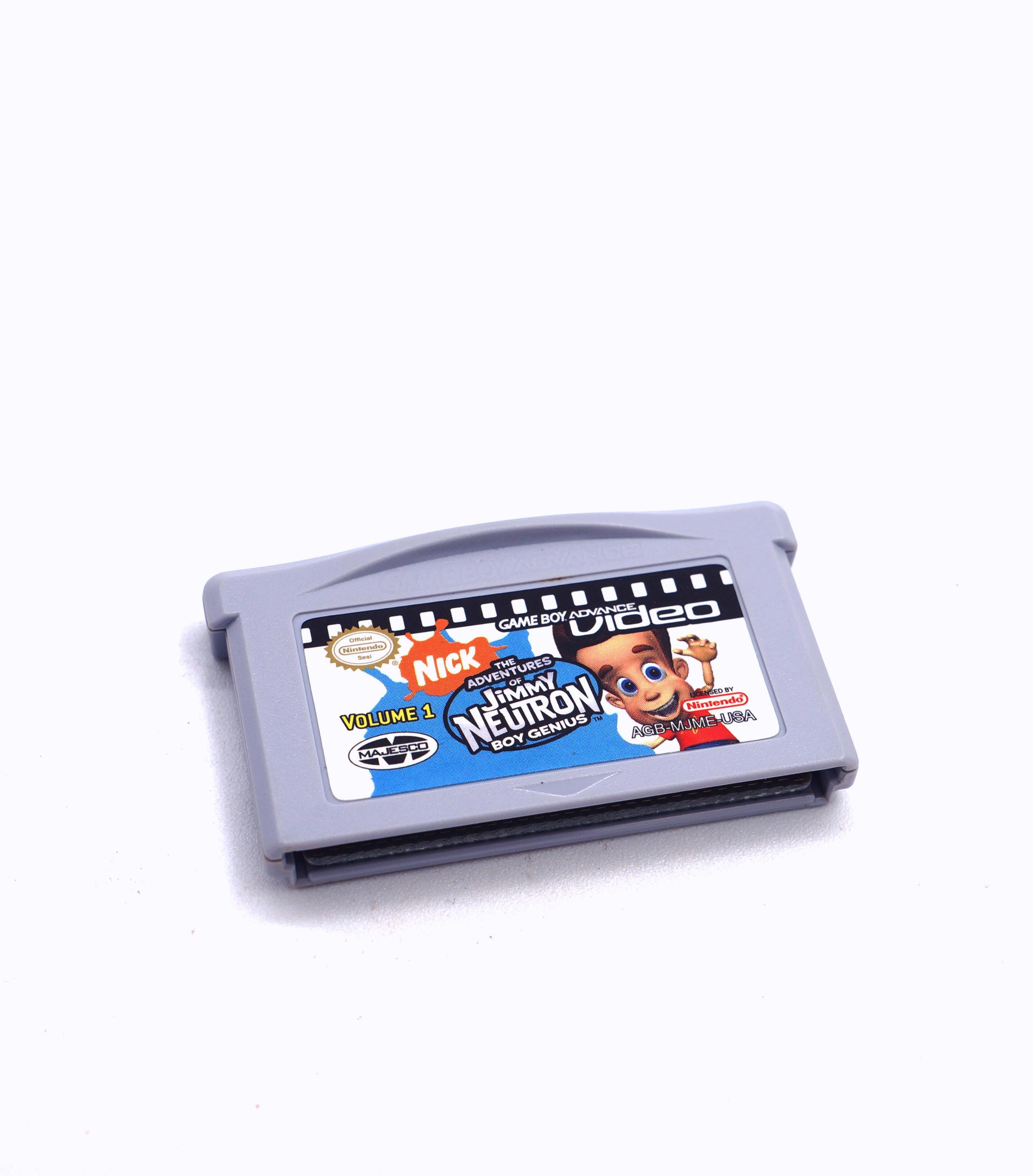 Nintendo Jimmy Neutron Boy Genius Volume Gameboy Advance GBA