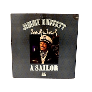Vintage Jimmy Buffett Son of a Sailor 12&quot;  LP Record Vinyl Album 1978 70s Vinyl Cheeseburger in Paradise