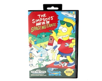 Vintage Bart Vs the Space Mutants Tested Excellent Video Game the