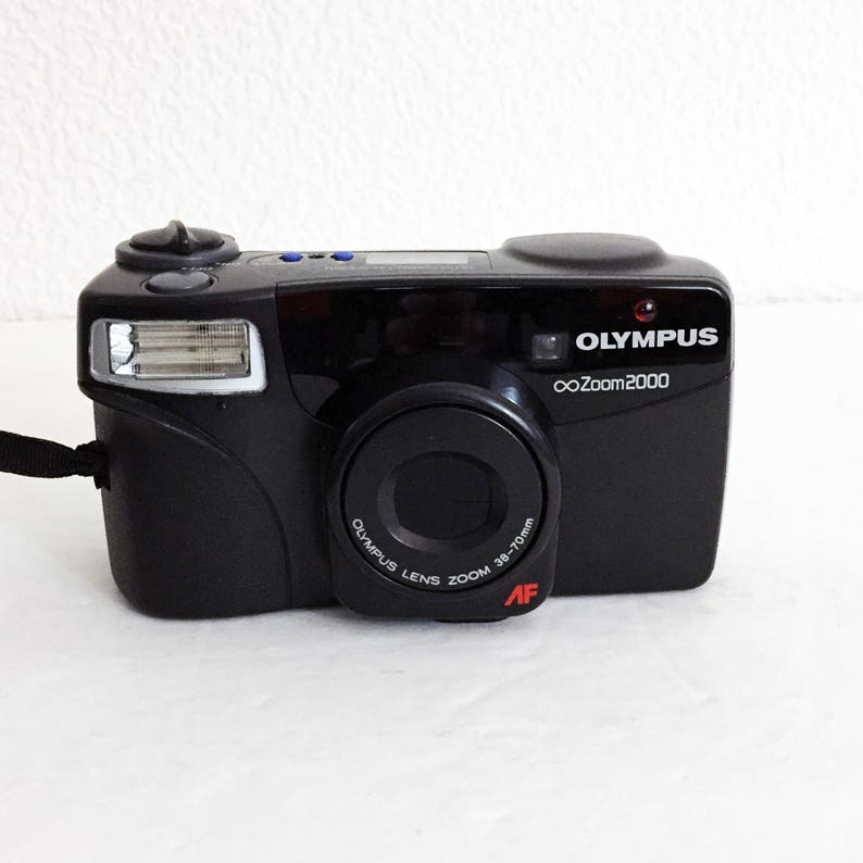 Vintage Olympus Zoom 2000 35mm Point Shoot Film Camera Tested Etsy