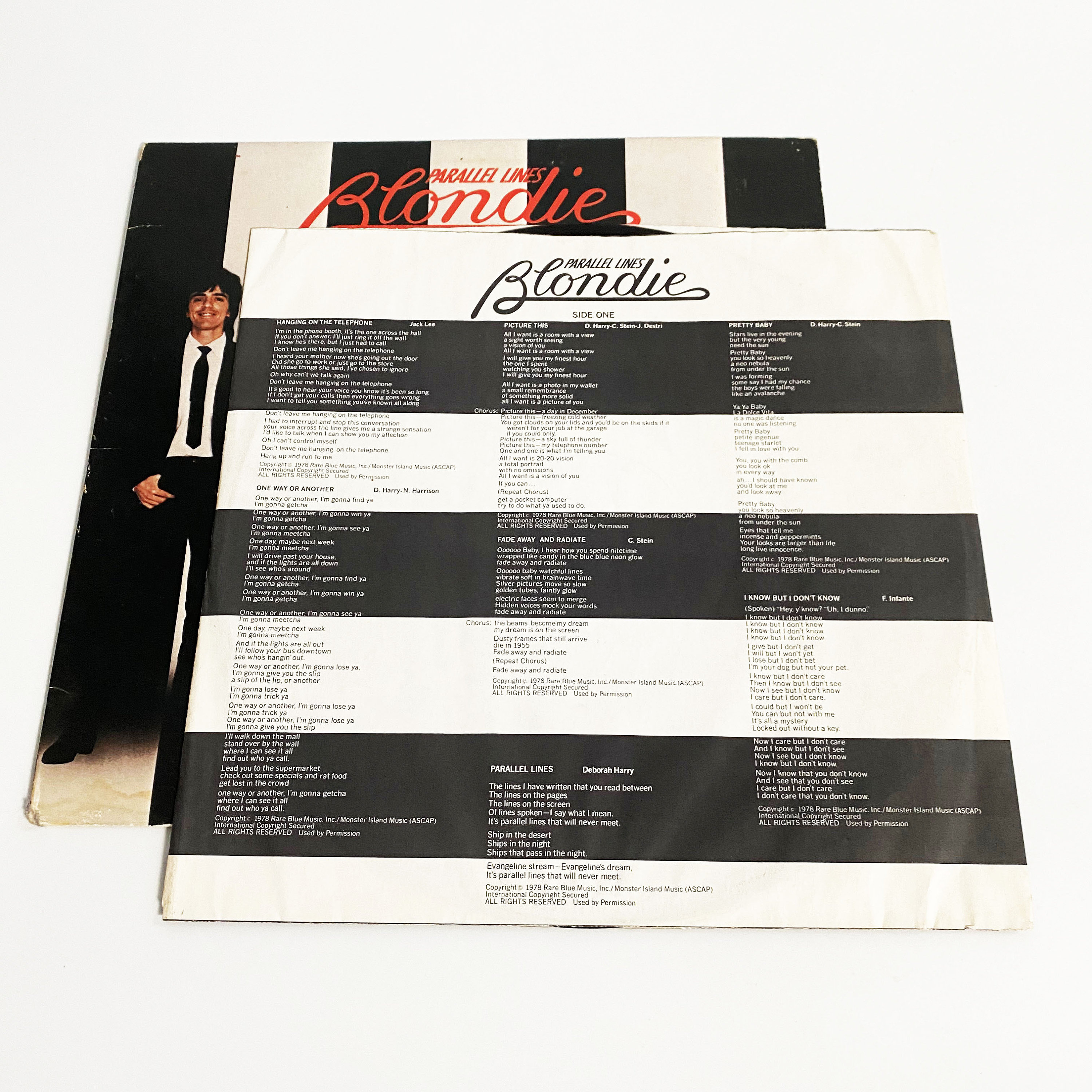【未開封LP】Blondie 「Parallel Lines」 希少レコード Vintage Blondie Parallel Lines LP Record Vinyl Album 12