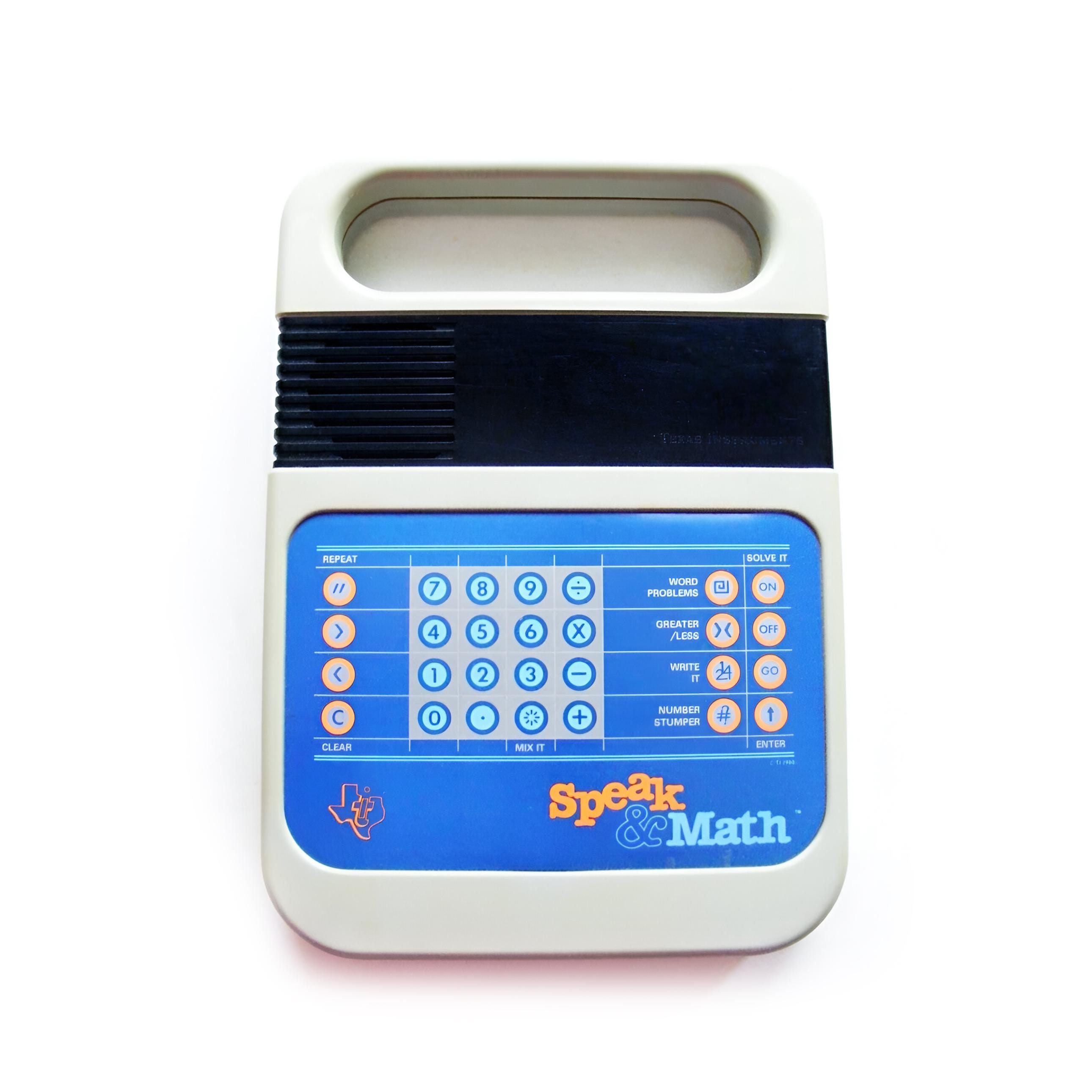 Vintage Texas Instruments Speak & Math, 1984 Educational Toy - Etsy