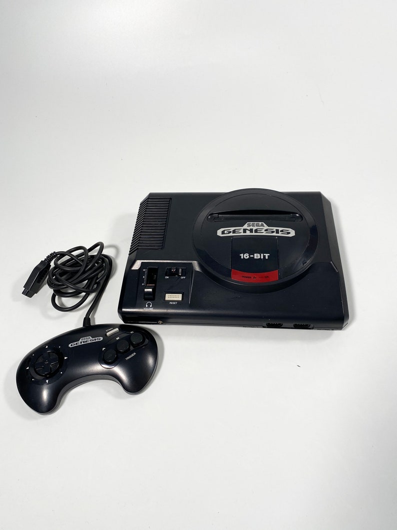 Vintage Sega Genesis 16 Bit Video Game System Console with 1 | Etsy