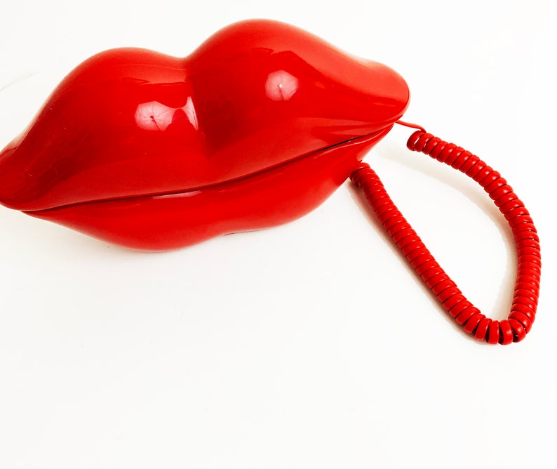 Vintage Novelty Mouth Lips Phone 1990s Working Telephone Etsy