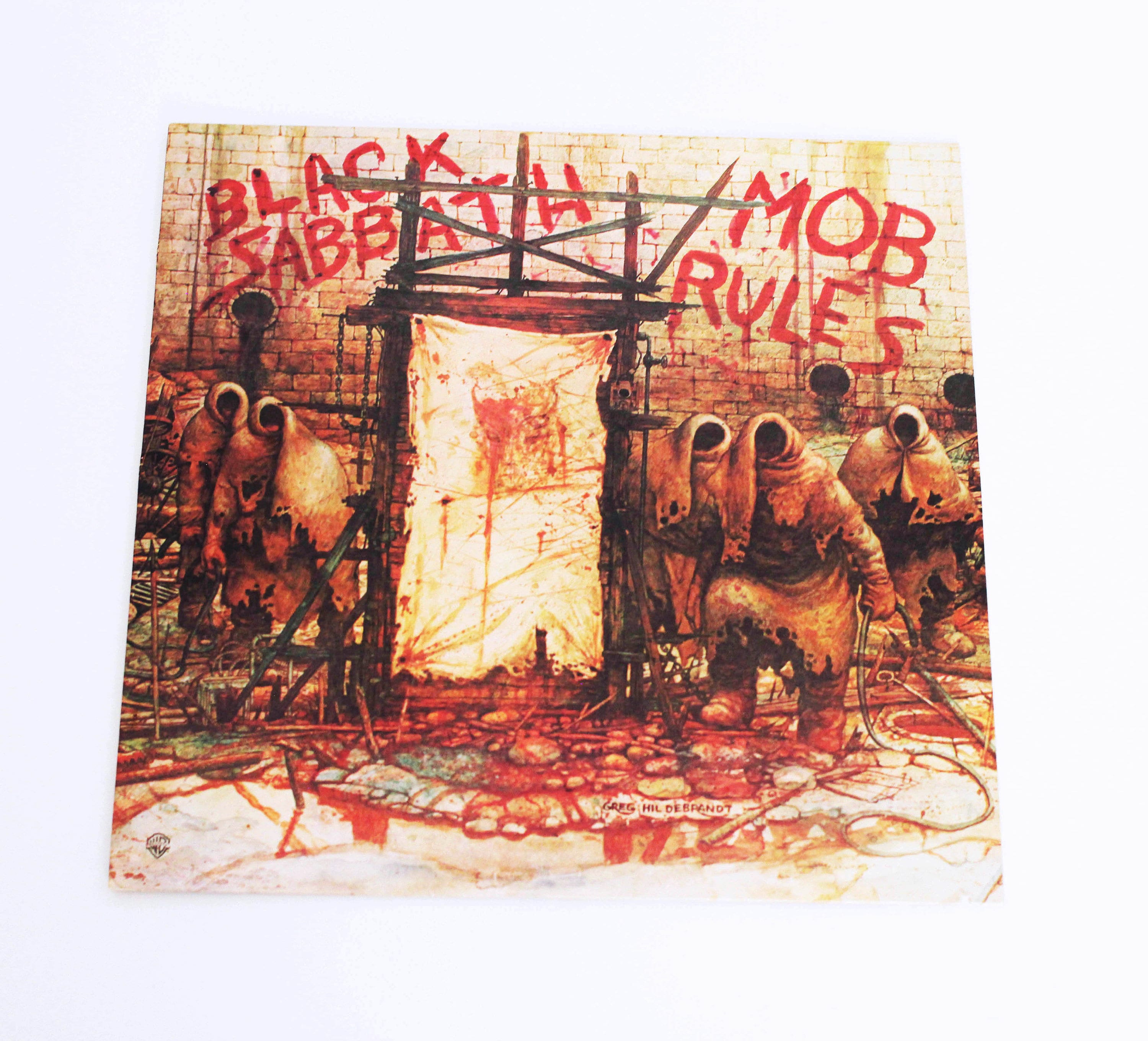 Vintage Black Sabbath Mob Rules Album 1981 LP Record 12