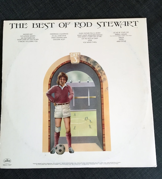 Vintage the Best of Rod Stewart Greatest Hits LP Record