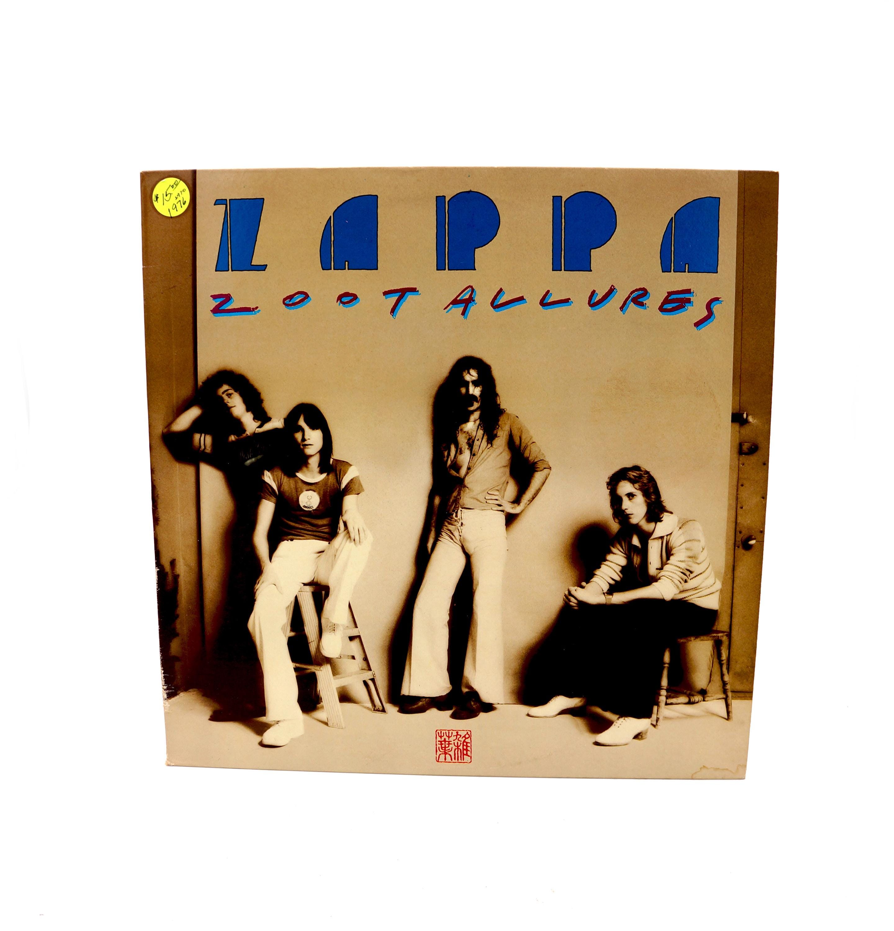 Vintage Frank Zappa Zoot Allures LP Record Vinyl Rock 1976 70s