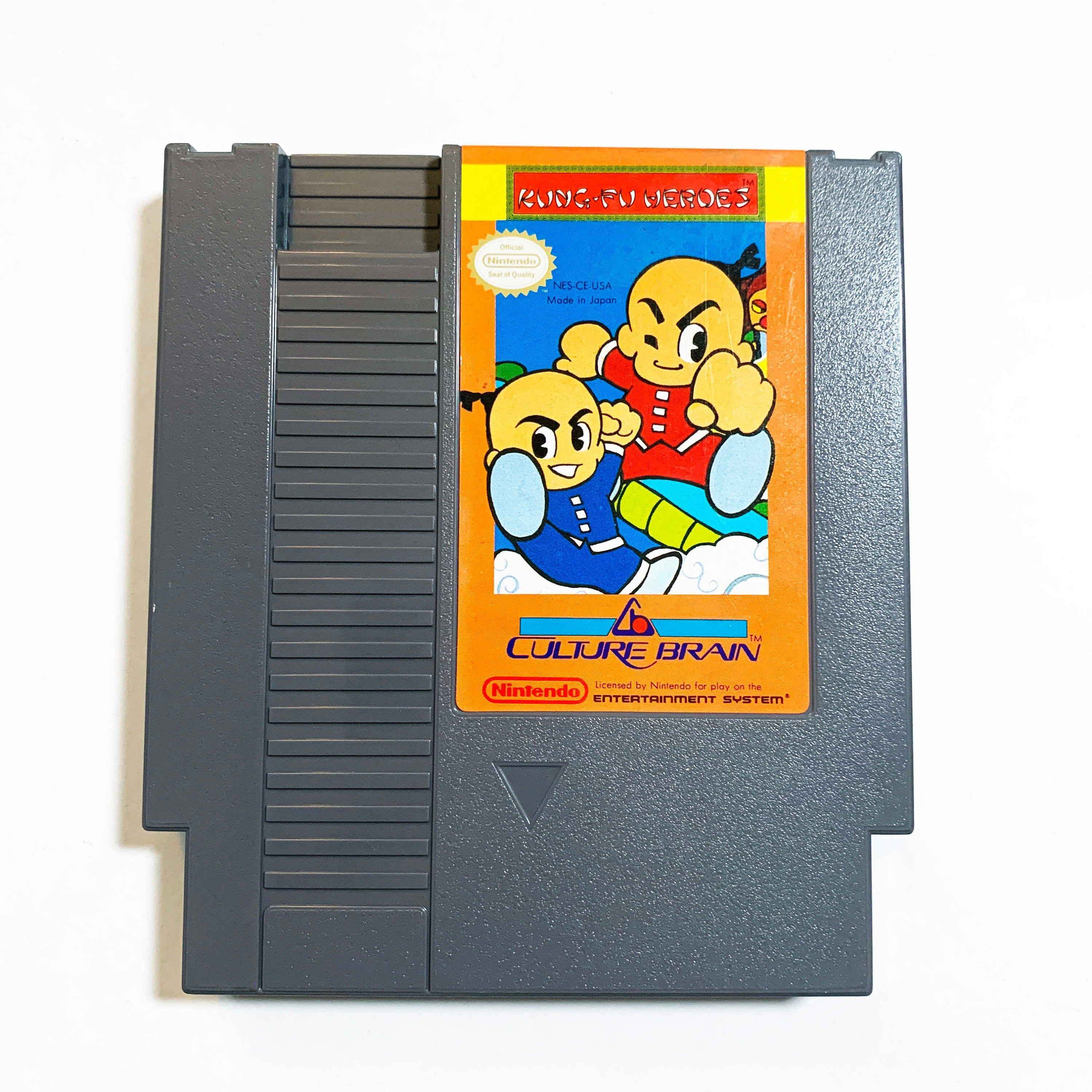 Vintage NES Kung Fu Heroes Karate Nintendo Video Game Tested Works