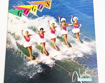 Vintage The Go Gos Vacation LP Record Vinyl Album Excellent Original 1980s 80s 12" Original