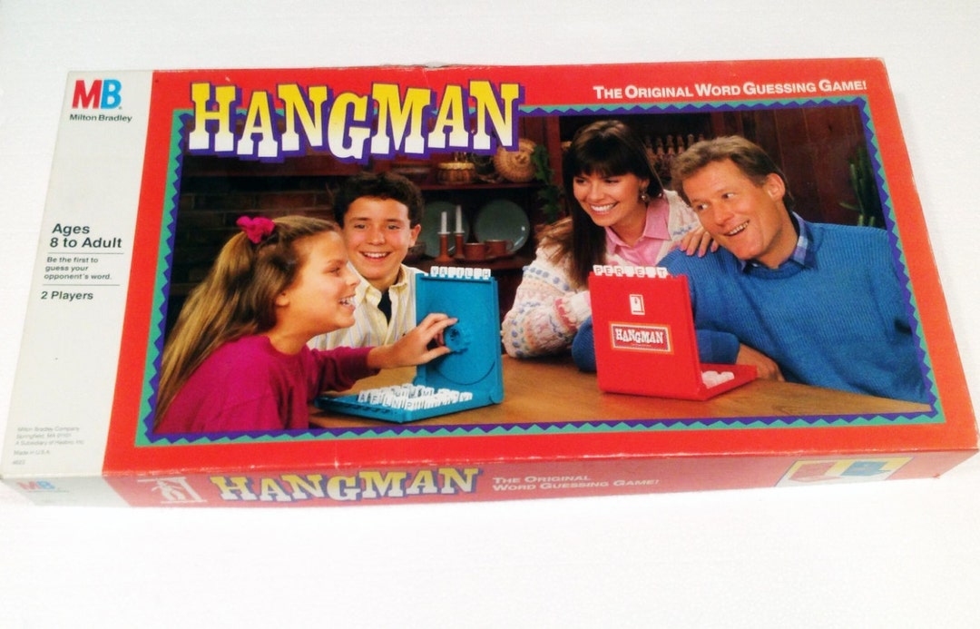Vintage Hangman Board Game 1988 Toy 100 Complete 80s Toy Etsy