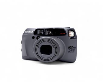Vintage Pentax IQZoom 160 35mm Film Camera – Autofocus Point and Shoot