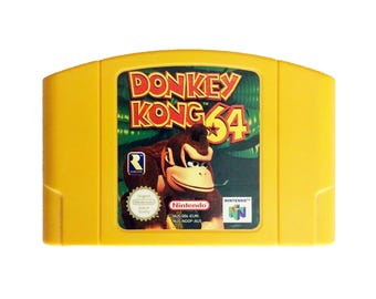 Vintage Donkey Kong 64 Nintendo 64 Tested Works Very Clean N64 Video Game 90s Video Game