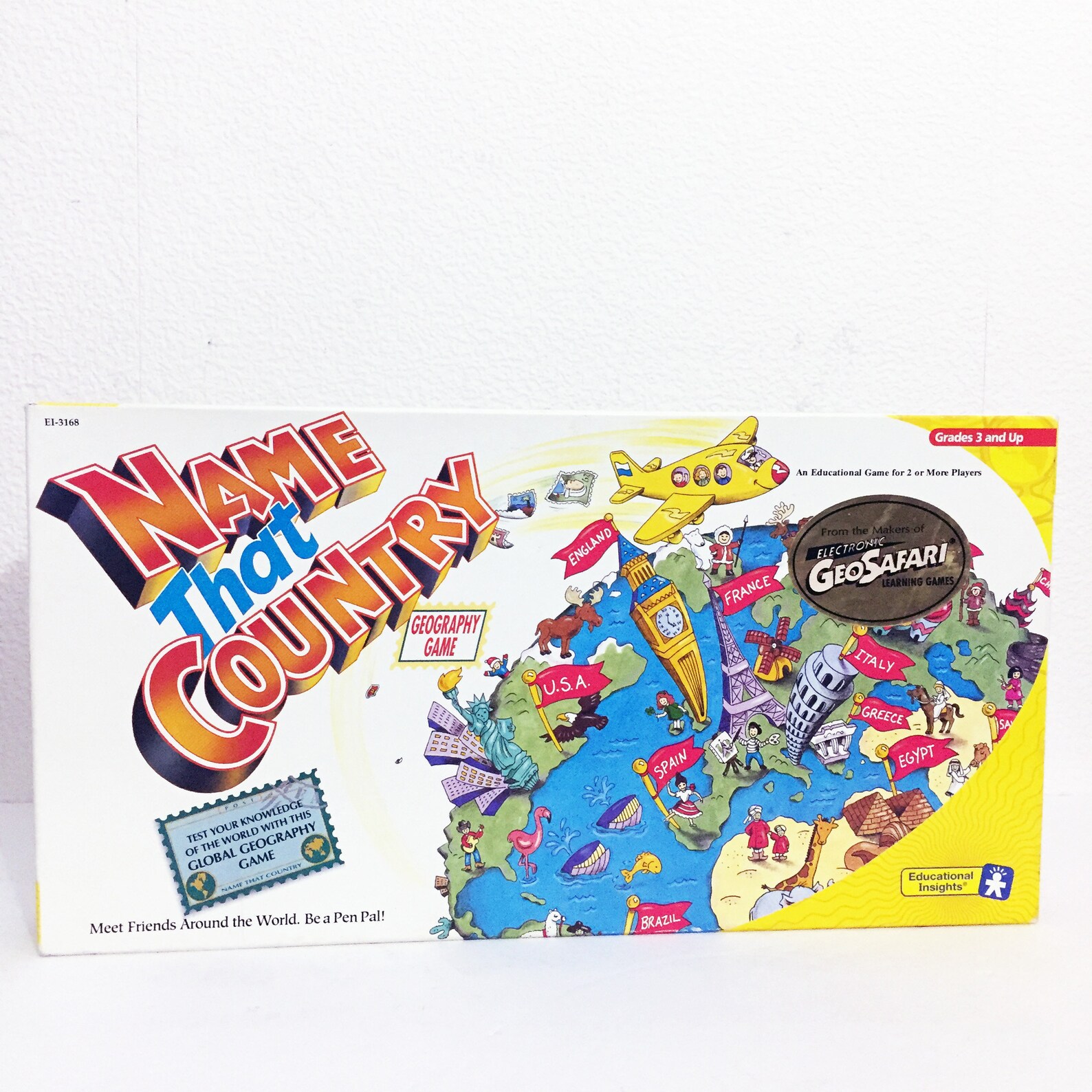 Vintage Name That Country Board Game Educational Learning Game Etsy.de