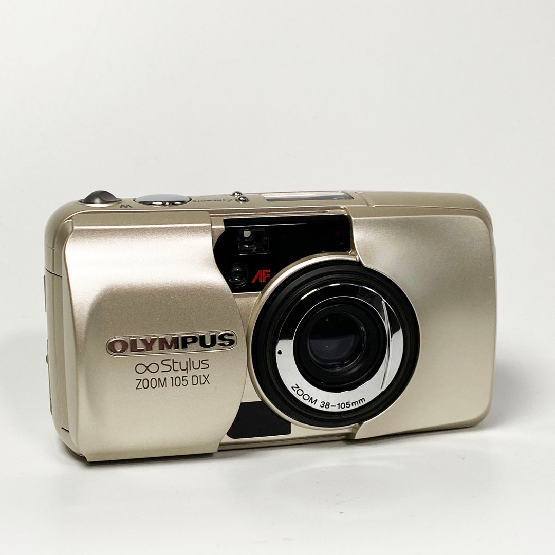 Vintage Olympus Stylus 105 DLX Zoom Panorama 35mm Point Film