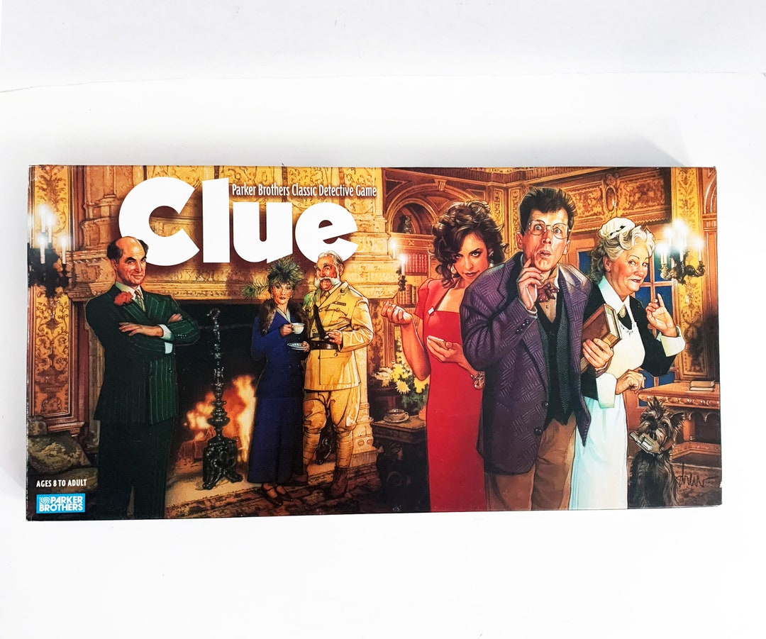 Vintage Clue Mystery Detective Board Game 1996 Complete Parker Brothers 90s  Toys 1990s Games