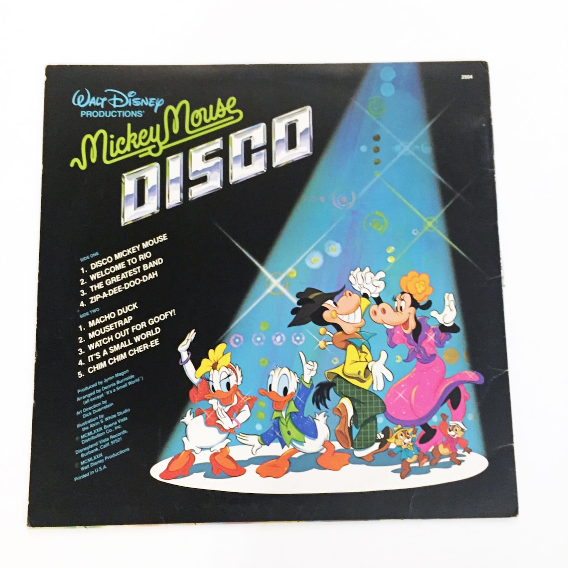 Vintage Mickey Mouse Disco Album LP Vinyl Record 1970s Disney Etsy