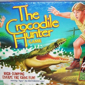 Vintage The Crocodile Hunter Board Game 100% Complete 1990s