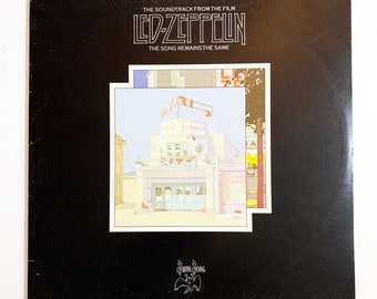 Vintage Led Zeppelin The Song Remains the Same Swan Song LP Record Album Vinyl No Barcode 1975