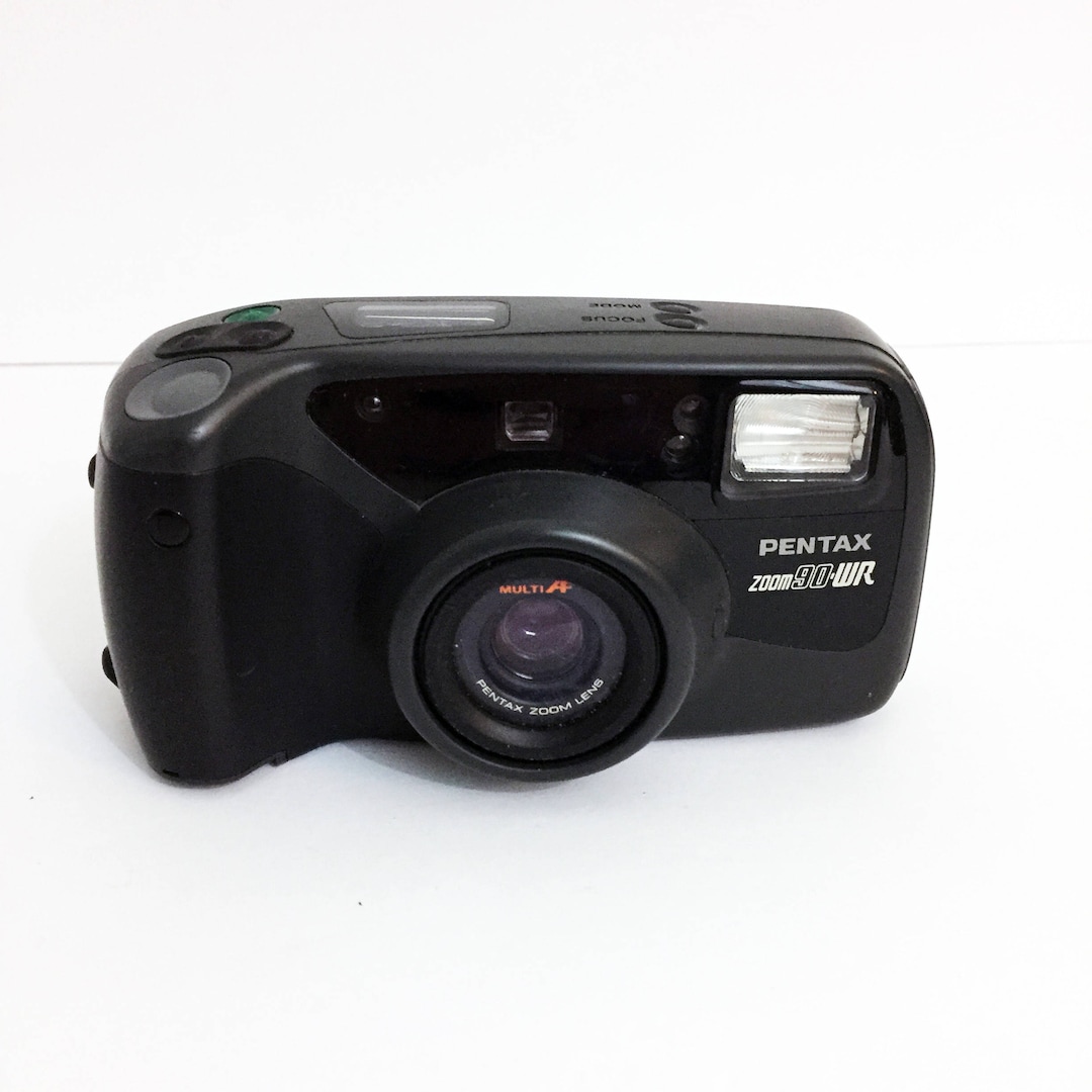 Vintage Pentax Zoom 90-WR Weather Resistant Splash Proof Camera 35mm Film Point and Click Camera Auto Focus - Etsy Vintage Pentax Zoom 90-WR Weather Resistant Splash Proof Camera 35mm Film Point and Click Camera Auto Focus - Etsy