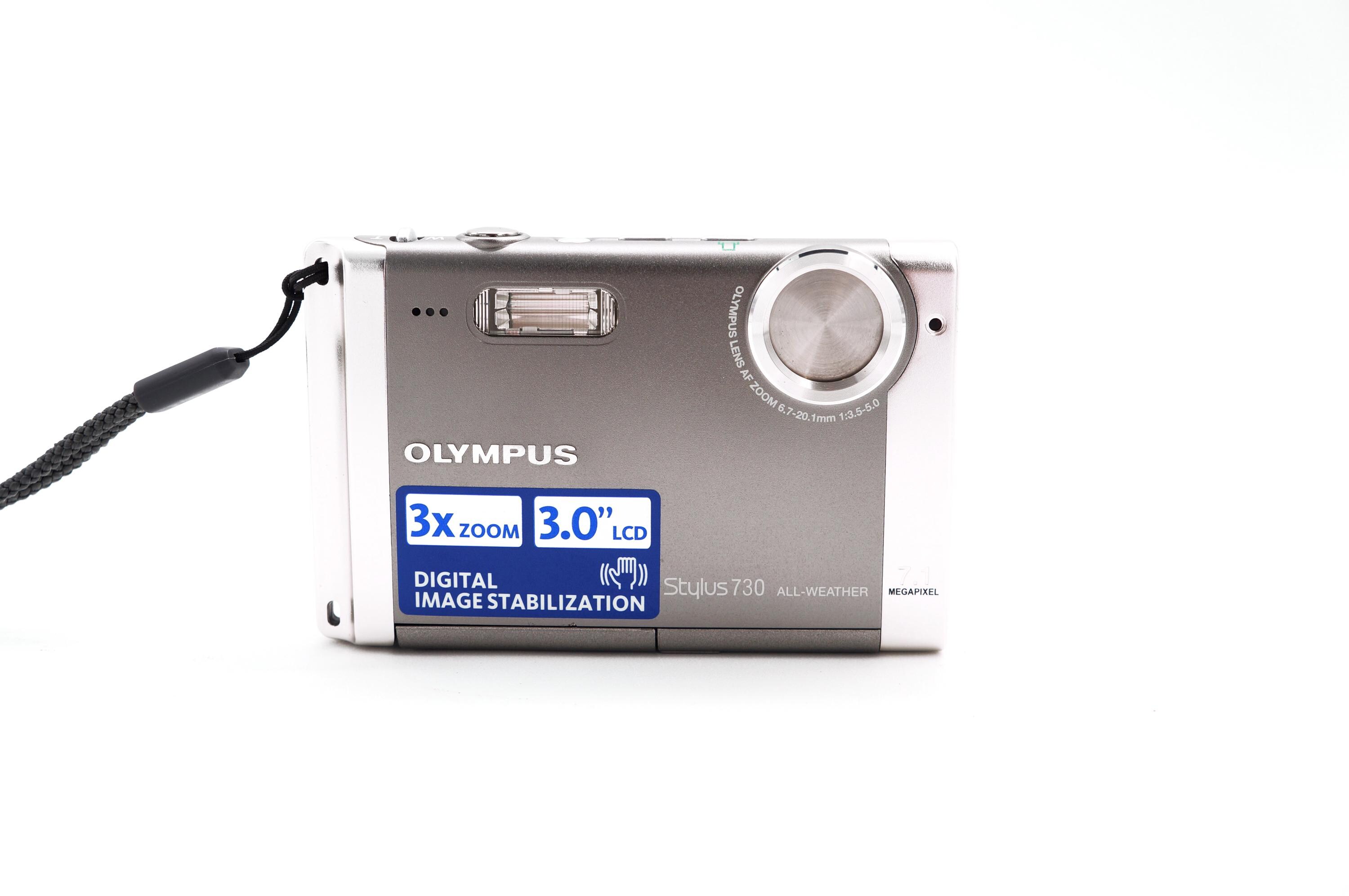 Olympus Stylus 730 Silver Digital Camera: 7.1MP, 3x Optical Zoom