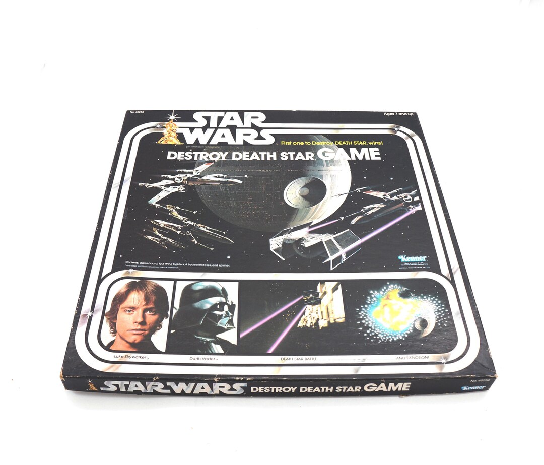 Vintage 1977 Kenner Star Wars Destroy Death Star Board Game 100