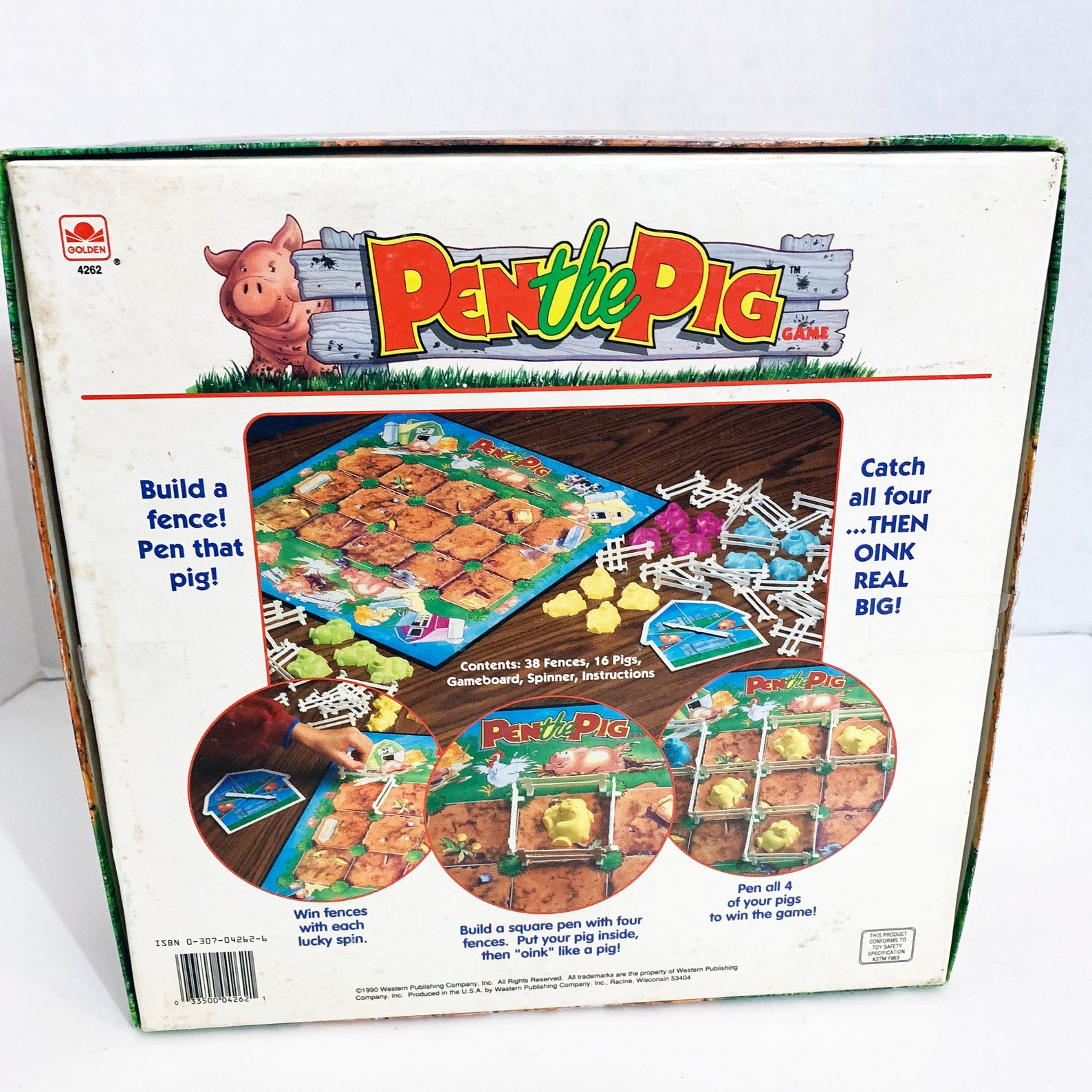 Vintage Pen The Pig by Game Golden Games Farm Kids Strategy Etsy