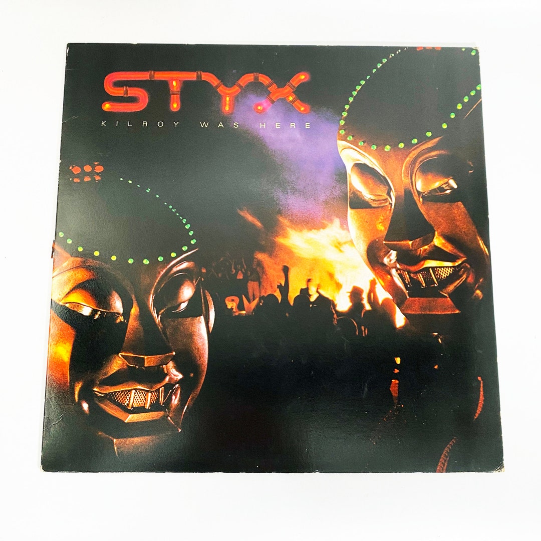 Vintage Styx Kilroy Was Here Lp Album Vinyl Original Record Excellent 1983 80s 1980s 12 Mr