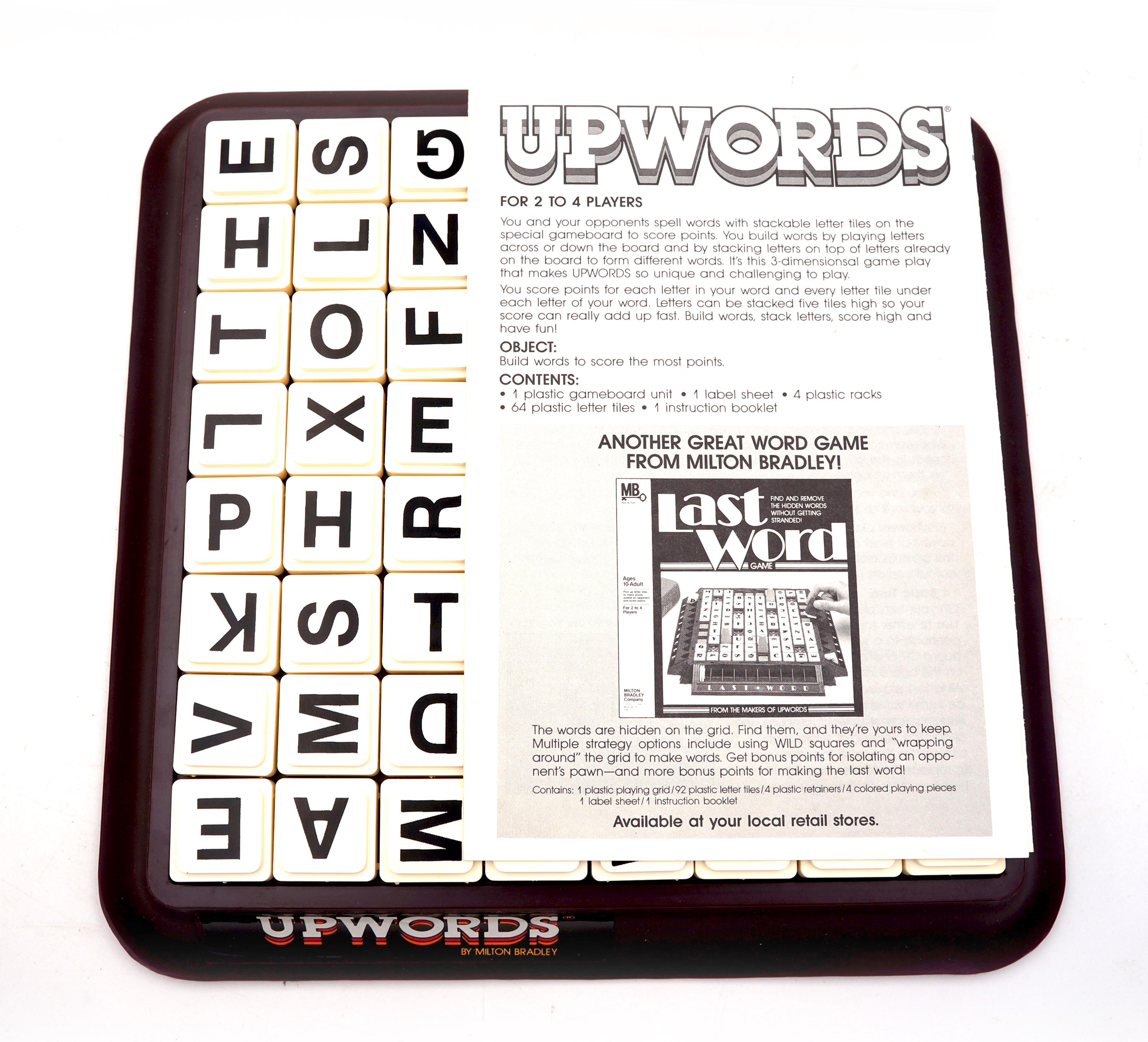 Vintage Upwords Word Board Game Complete 1983 Game Night 1980s 80s - Etsy