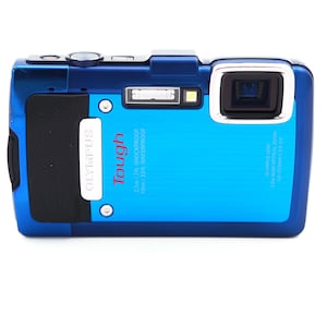 Vintage Waterproof Olympus Stylus Tough TG-835 16MP Blue Digital