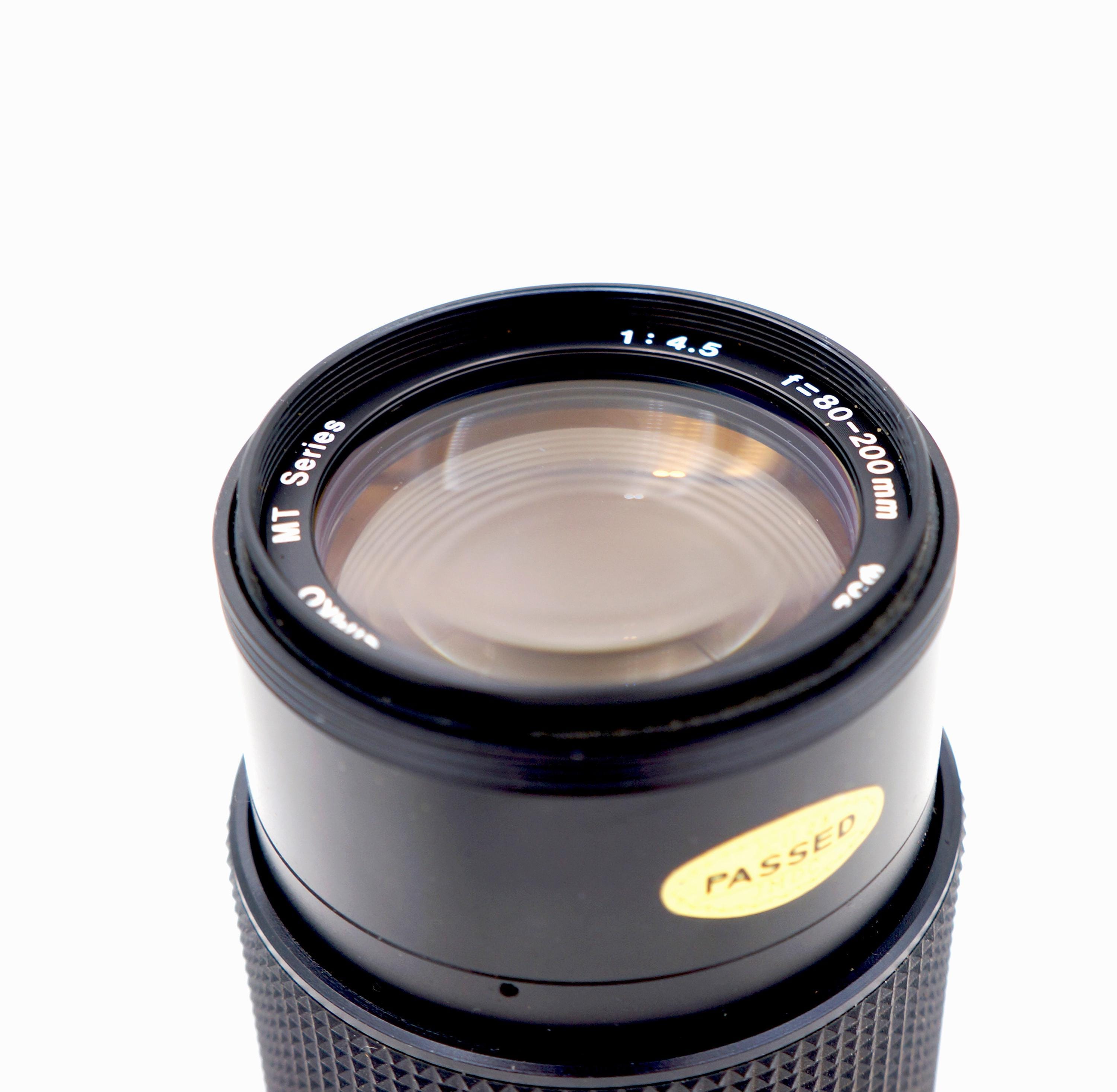 Vintage Cimko MT Series 80–200mm Zoom Camera Lens F/4.5 for Canon