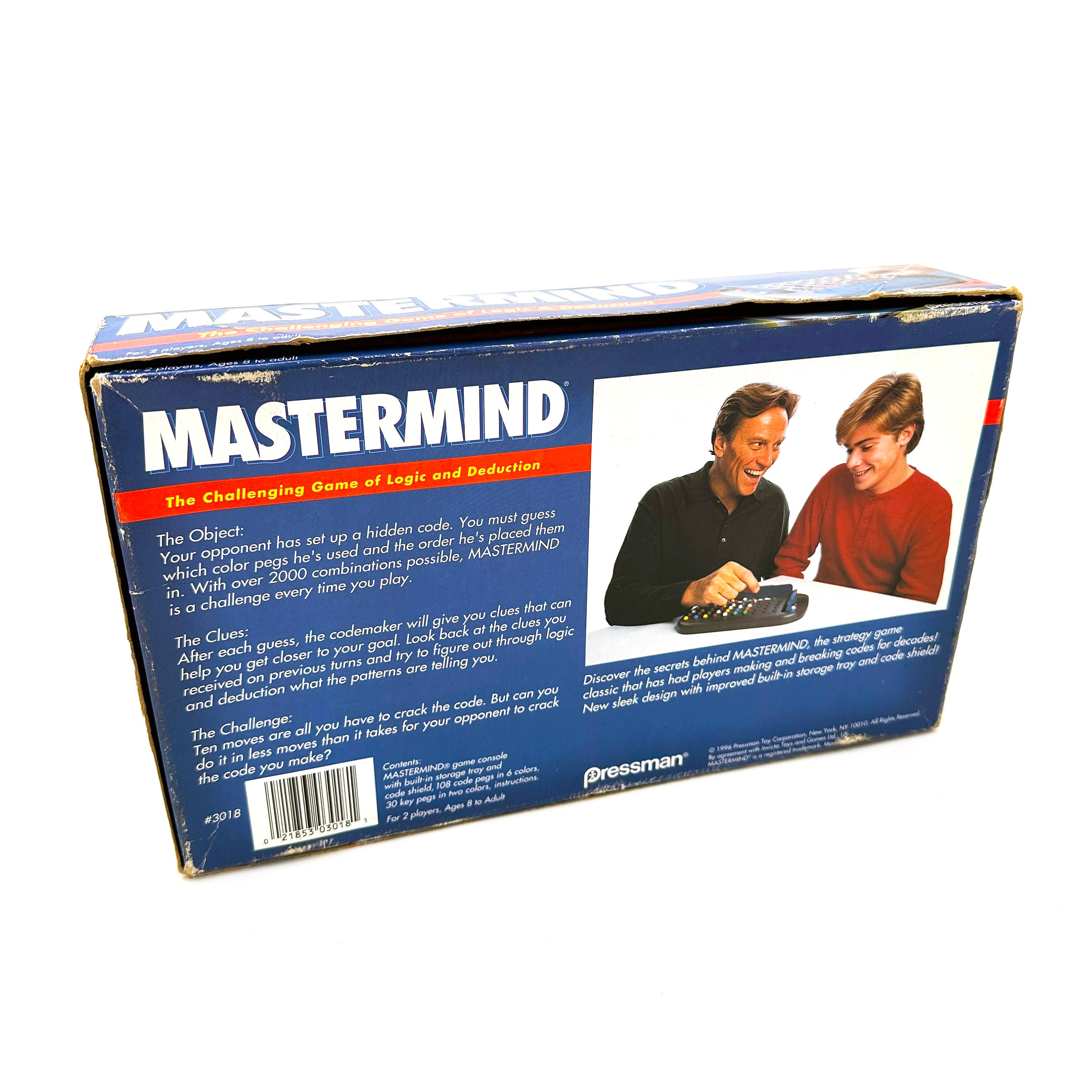 Vintage Mastermind Board Game by Pressman 1996 100% Complete