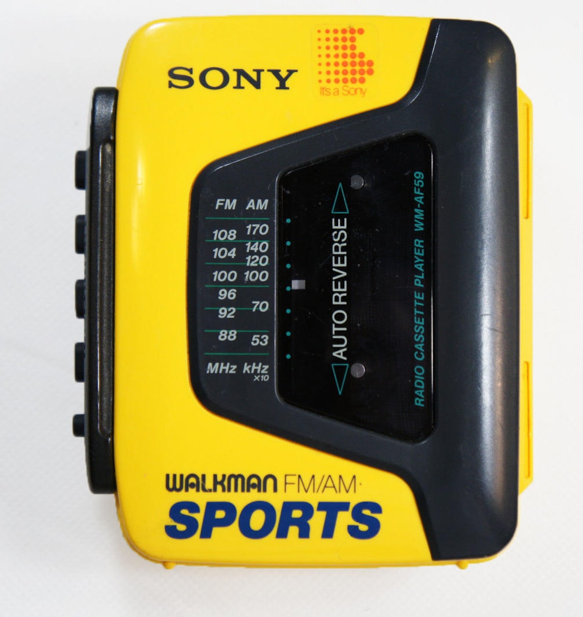 Vintage Sony Walkman Sports WMAF59 Cassette Alarm Clock AM/FM Etsy