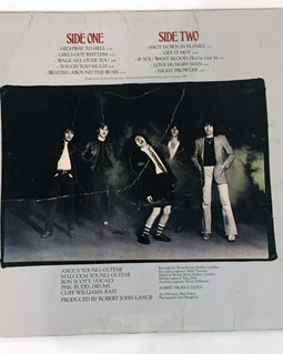 AC/DC Highway to Hell Vinyl Record LP, 1979 Album - Etsy