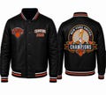 2026 Championship Varsity Jacket | Black Leather Letterman Bomber Jacket product logo