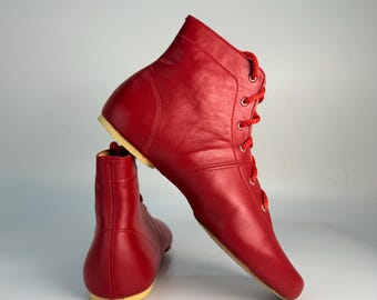 Leather Jazz Dance Boots