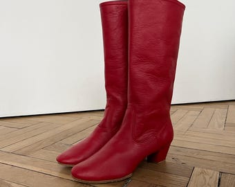 Bottes Danse Géorgienne Cuir Haut De Gamme – Avec Ensemble Chokha – Toutes Pointures