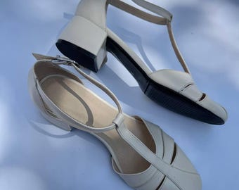 White Leather Sandals Women Handmade, Barefoot Inspired Sandals, Soft Leather Summer Shoes, Custom Womens Sandals, Full Leather Shoes