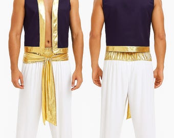 Jongenskostuum Arabische Prins Cosplay Verkleedvest Harembroek Pak voor Halloween Carnaval Podiumoptreden kopen vanaf een prijs van 14 Jongenskostuum Arabische Prins Cosplay Verkleedvest Harembroek Pak voor Halloween Carnaval Podiumoptreden kopen vanaf een prijs van 14