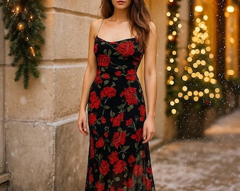 rosie sheer maxi dress black red Maxi Dress Rosie's Dress Shop Rosie Assoulin Button-front Tie-strap Maxi Dress Orange FARFETCH IN