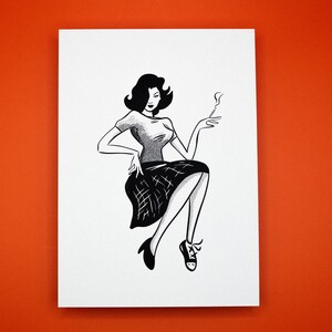 Twin Peaks Audrey Horne Pin-up - 5x7 Print