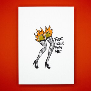 Twin Peaks - Fire Walk with Me Pin-up - 5x7 Print