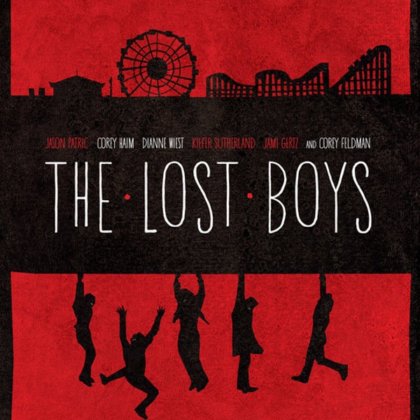 The Lost Boys - Minimal Style 12x16 Vampires Print